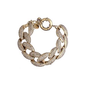 STUNNING BRACELET ELOS VINTAGE GOLD