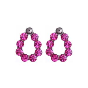 DROP EARRING PINK SHINE COLORFUL