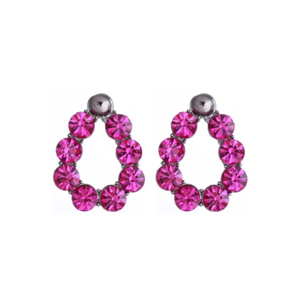 DROP EARRING PINK SHINE COLORFUL