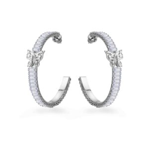 BUTTERFLY RING EARRING WITH SILVER ZIRCONIA