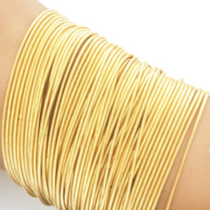 GOLDEN GUITAR STRING BRACELET