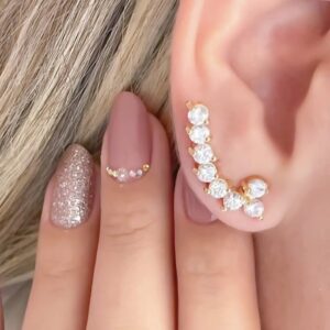 Ear Cuff with Zirconia