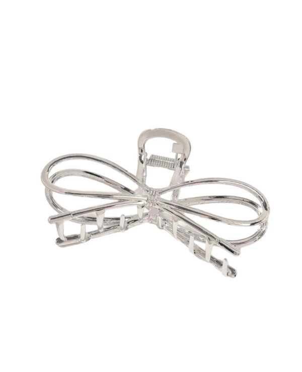 hair clip silver